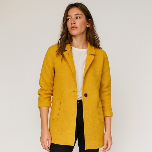 Zuma Jackets & Blazers - 💛 Zuma Mustard Jacket with Rolled Sleeves
Size — see photos for details